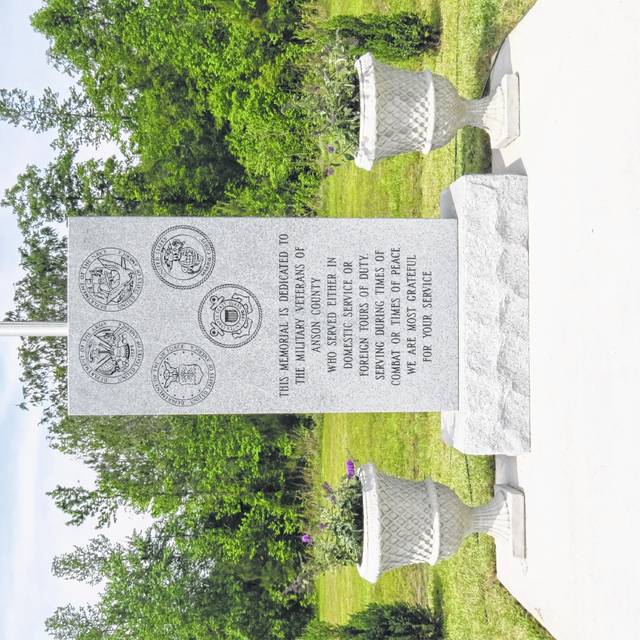 Veterans memorial in Wadesboro City Park unveiled