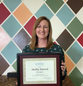 Chambers honor Emrich for 10 years of service