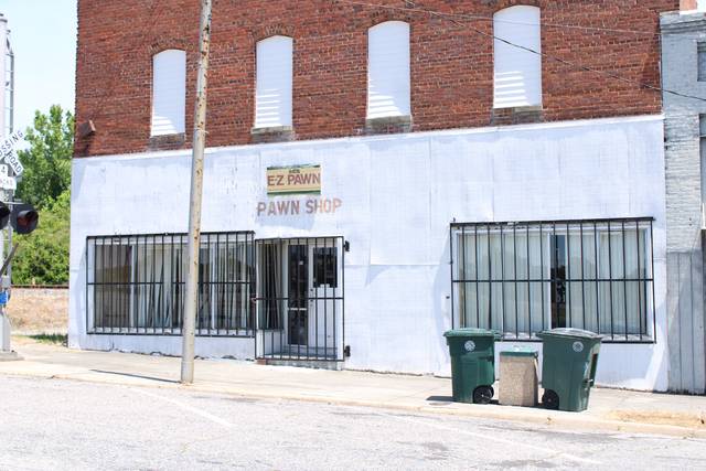 Gavin Stone | Daily Journal
Stephanie Al-Zubaidy has purchased the former pawn shop in downtown Hamlet. The plans for this building are not yet definite.