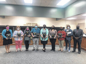 School board honors teachers, staff with yearly awards