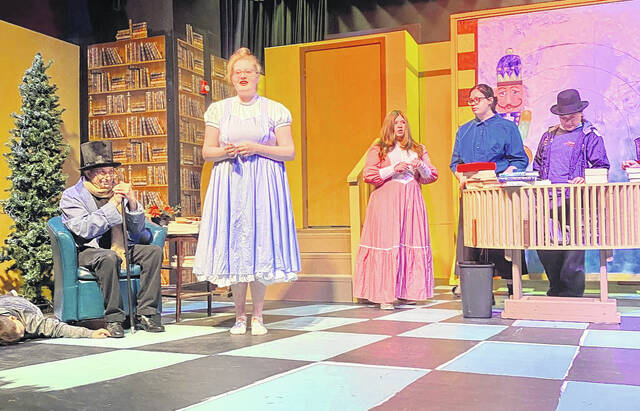 Actors rehearse for the show.
                                 Contributed photo