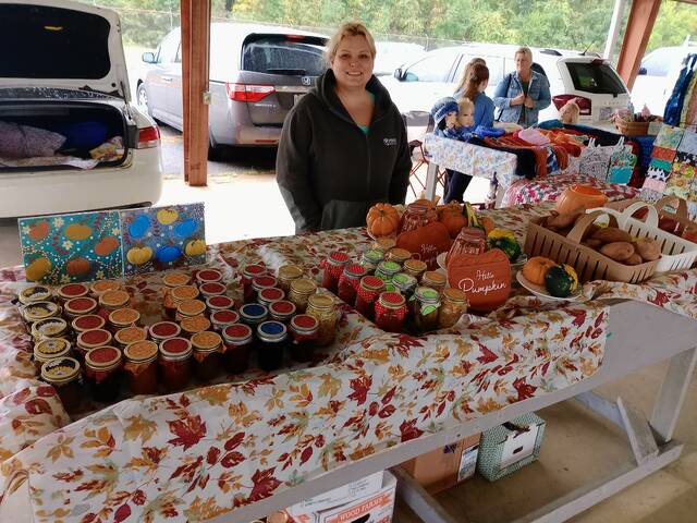 Allyce Brown of Southern Hospitality sells all sorts of crafts and produce.