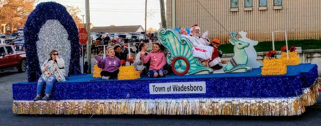 The Town of Wadesboro spread holiday cheer at Wadesboros Annual Christmas Parade.
                                 Lauren Monica | Anson Record