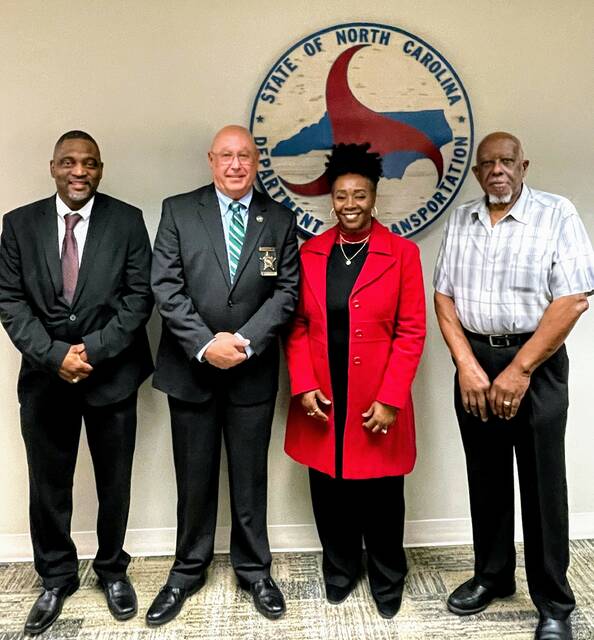 A lot of hard work, dedication and negotiation has taken place to have state approval to rename the US HWY 74 bridge in honor of former Sheriff Landric Reid. 
                                 Photo courtesy of the Wadesboro Police Department