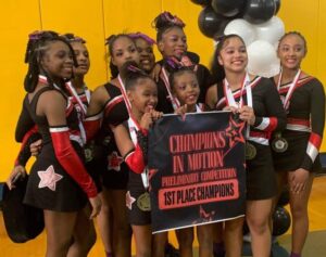 Cheerleaders get the victory
