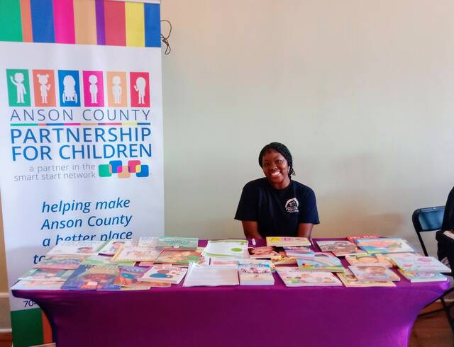Maya Pond, representing The Anson County Partnership for Children shared services and resources offered for youth in the community, in particular that they provide free diapers, and car and booster seats at vastly reduced prices.
Lauren Monica | Anson Record
