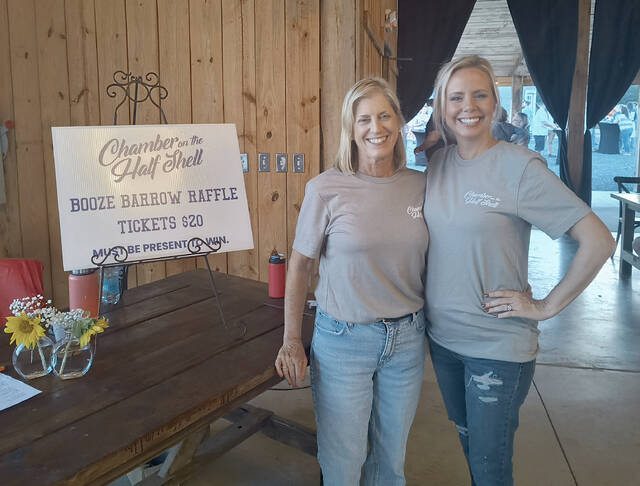 The Anson County Chamber of Commerce, under new President Sandy Cox (left) was another success despite weather fears from Hurricane Helene
Lauren Monica | Anson Record