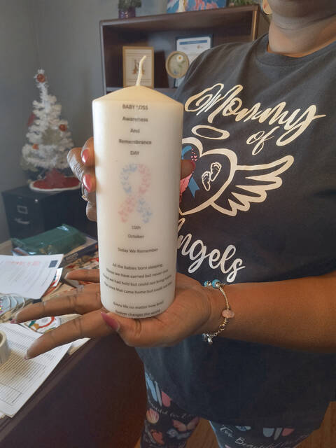 October 15 is Pregnancy and Infant Loss Awareness Day and participants show support by lighting candles in recognition of their, or someone the knows, baby in Heaven in a global annual ceremony called International wave of Light
Lauren Monica | Anson Record
