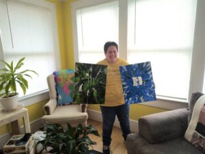 Local artist spins color and creativity