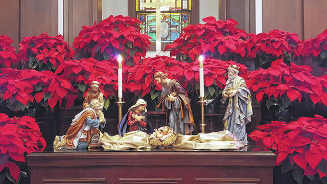 The manager scene is a reminder of the reason Christians celebrate this wondrous season  the birth of Jesus Christ. (File photo)