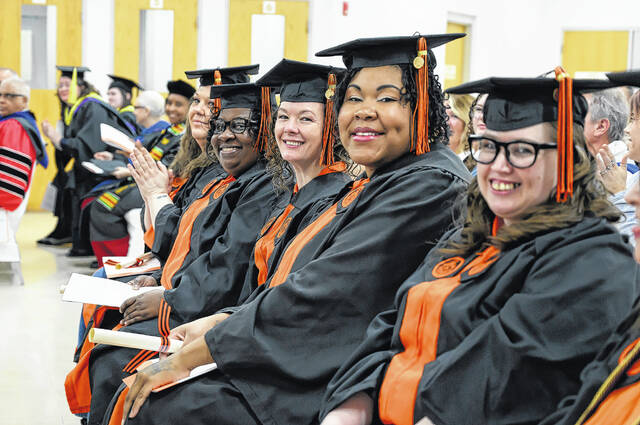 Anson Correctional Institutes first class of graduates of Campbell University s Second Chance Initiative
Photographed by Bennett Scarborough