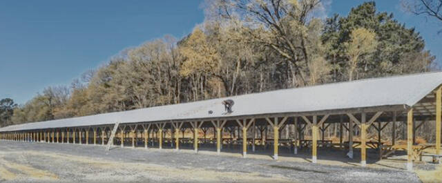 An early image from the Barnyard Peachland Flea Markets construction
                                 Lauren Monica | Anson Record