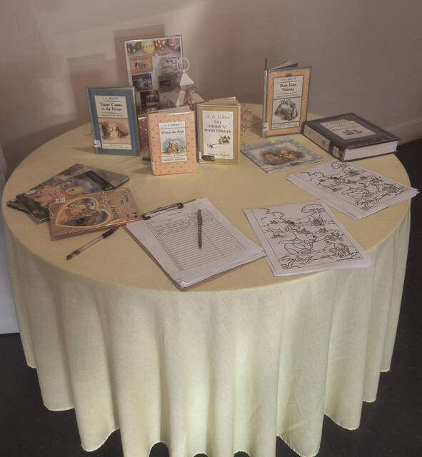 In honor of the award winning Ansonia Theaters upcoming rendition of Winnie the Pooh, the theater held a reading of several Winnie the Pooh books at the Hampton B. Allen Library