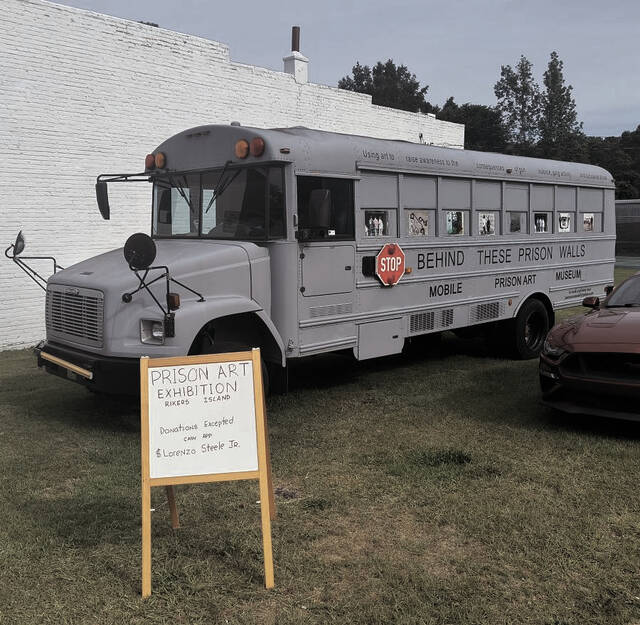 Lorenzo Steele, a retired NY officer and prison guard uses his prison bus as a mobile museum to educate and reach area youth. Steele offers guided tours or folks are encouraged to view the law enforcement and history of imprisonment time capsule on wheels at their leisure.