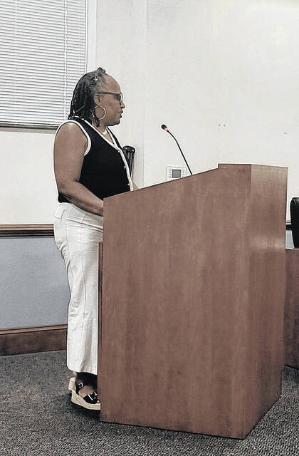 Nia Broadway put forth a strong defence of her fellow workers at the AC Dpt. of Social Services as well as their employee productivity software; NC FAST.
                                 Lauren Monica | Anson Record