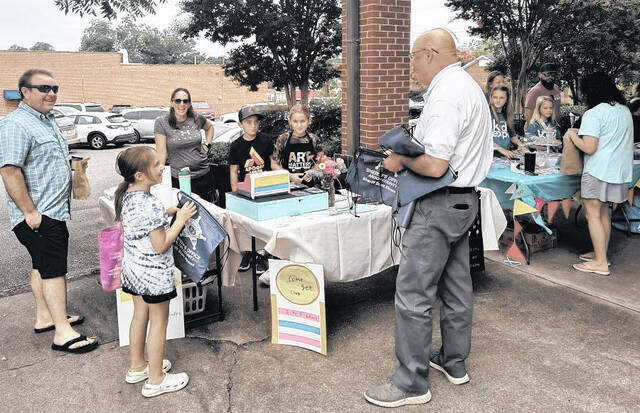 Sheriff Scott Howell said he was proud of all the youth and their businesses.