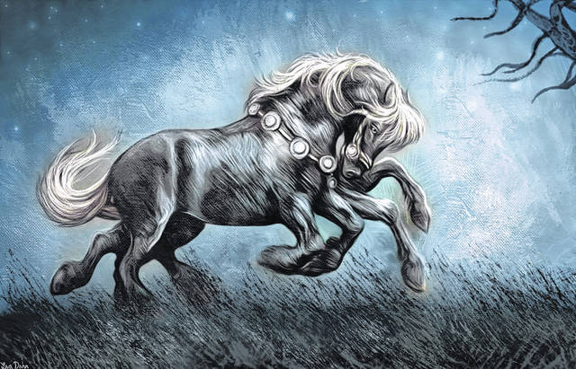Odins eight-legged horse, Sleipnir.
Courtesy photo