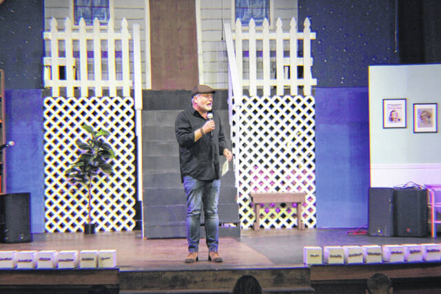 Ansonia Theatres Director Tommy Wooten beginning the show.
Monica Shelton | Anson Record