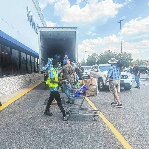Food Lion feeds distributes water to Anson County families